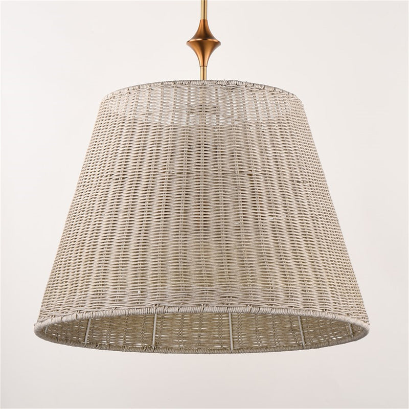 Maxim Lighting Baja 3Lt 23.5" Single Pendant, Natural Aged Brass