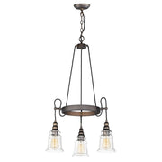 Maxim Lighting Revival 3-Light Chandelier, Oil Rubbed Bronze