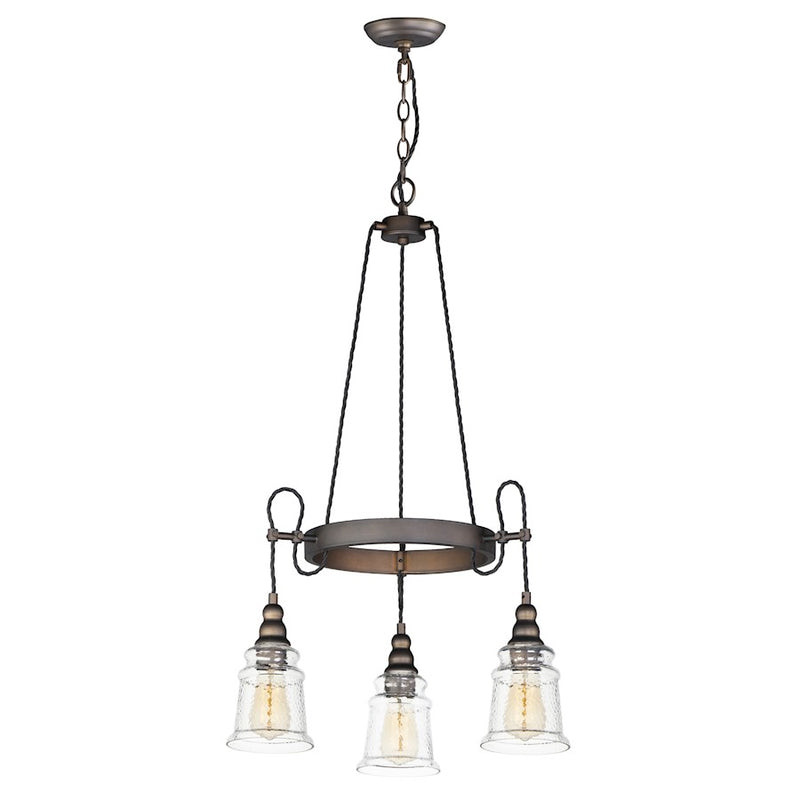 Maxim Lighting Revival 3-Light Chandelier, Oil Rubbed Bronze