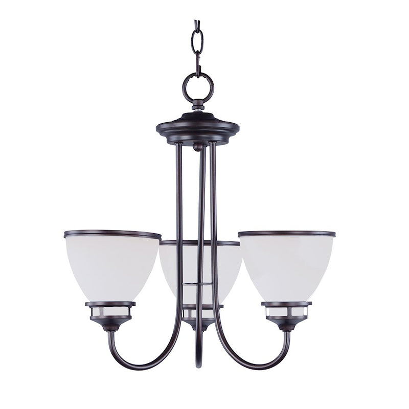 Maxim Lighting 17.5" x 17.75" Novus 3 Lt Chandelier, Bronze
