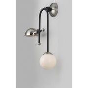 Maxim Lighting Mingle LED-Wall Sconce, Black/Satin Nickel