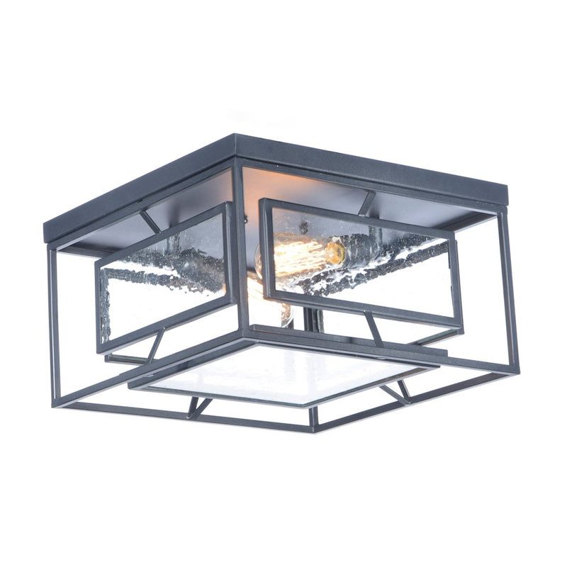 Maxim Lighting 15.75' Era 2 Light Ceiling Lamp, Black