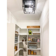 Maxim Lighting 15.75' Era 2 Light Ceiling Lamp, Black