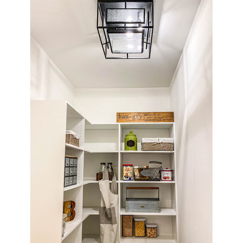 Maxim Lighting 15.75' Era 2 Light Ceiling Lamp, Black