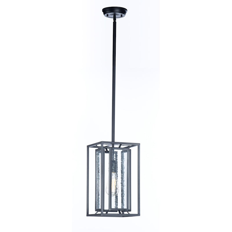 Maxim Lighting 13.75' x 7.75' Era 1 Light Pendant, Black