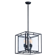 Maxim Lighting 15.75' Era 4 Light Pendant, Black