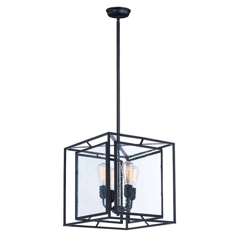 Maxim Lighting 15.75' Era 4 Light Pendant, Black