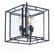 Maxim Lighting 15.75' Era 4 Light Pendant, Black
