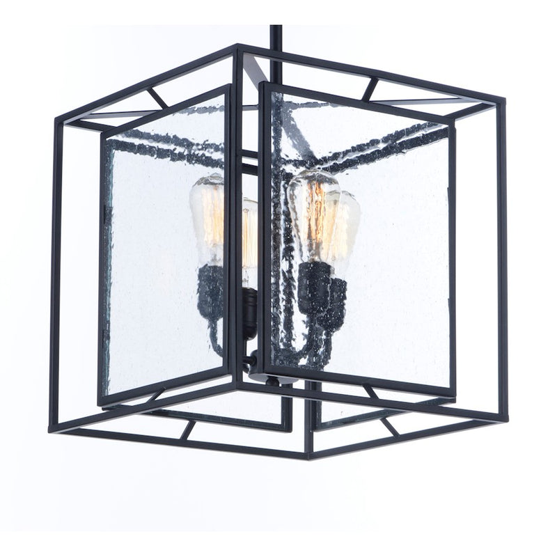 Maxim Lighting 15.75' Era 4 Light Pendant, Black