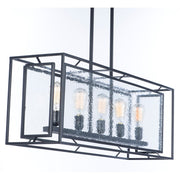Maxim Lighting 13.75' x 9.75' Era 5 Lt Pendant, Black