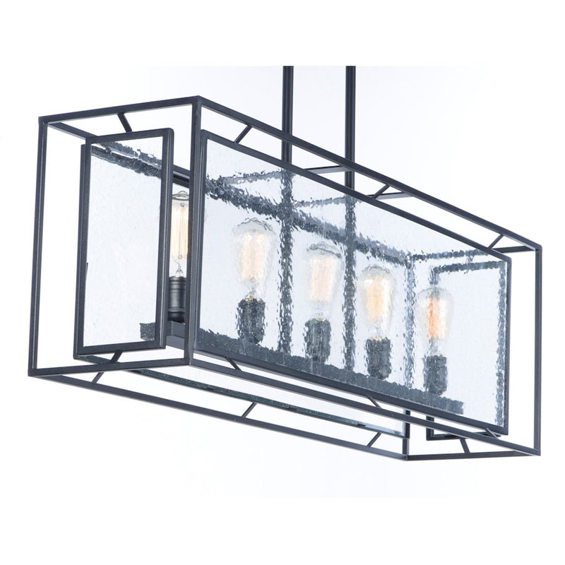 Maxim Lighting 13.75' x 9.75' Era 5 Lt Pendant, Black