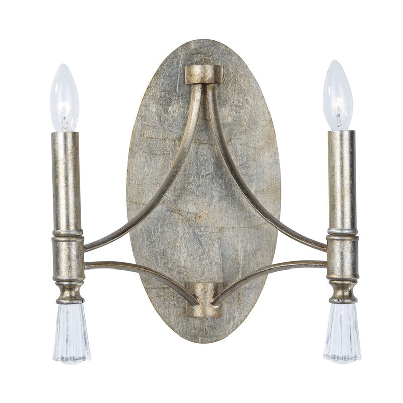 Maxim Lighting 13' x 12.5' Regal 2 Light Wall, Silver Gold