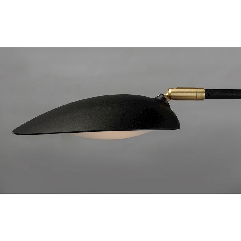Maxim Lighting Scan LED 6-Light Pendant, Black/Satin Brass