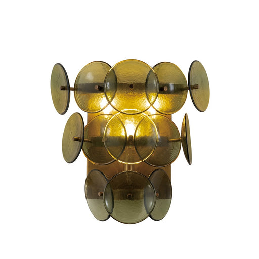 Maxim Lighting Loren 3Lt Wall Sconce, Weathered Brass/Green Vintage - 21820GNWBR