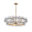 Maxim Lighting Loren 4Lt 30" Chandelier, Weathered Brass/Clear - 21823TCWBR