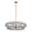 Maxim Lighting Loren 4Lt 30" Chandelier, Weathered Brass/Clear