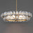 Maxim Lighting Loren 6Lt 42" Chandelier, Weathered Brass/Clear