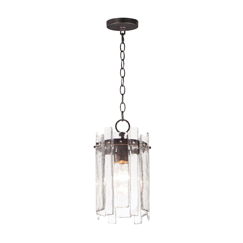 Maxim Lighting Warren 1-Light Pendant, Dark Bronze/Artisan