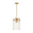 Maxim Lighting Warren 1 Light Single Pendant, Dark Bronze/Artisan - 21831AGGL