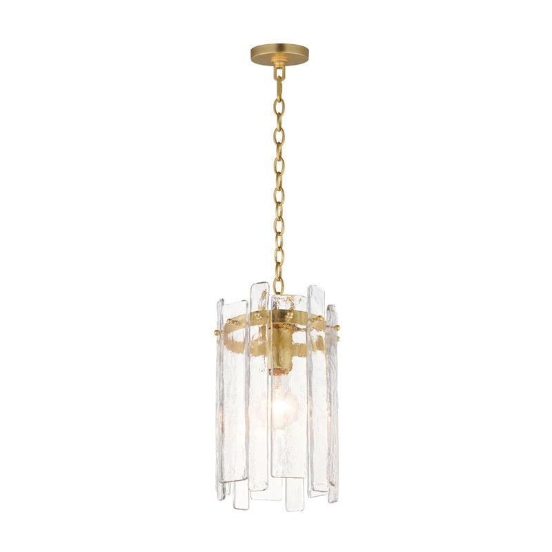 Maxim Lighting Warren 1 Light Single Pendant, Dark Bronze/Artisan