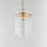 Maxim Lighting Warren 1 Light Single Pendant, Dark Bronze/Artisan