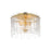 Maxim Lighting Warren 2 Light Flush Mount, Gold Leaf/Artisan - 21832AGGL