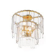 Maxim Lighting Warren 4 Light Semi-Flush Mount, Gold Leaf/Artisan - 21833AGGL