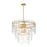 Maxim Lighting Warren 9 Light Multi-Light Pendant, Gold Leaf/Artisan - 21835AGGL