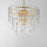 Maxim Lighting Warren 9 Light Multi-Light Pendant, Gold Leaf/Artisan