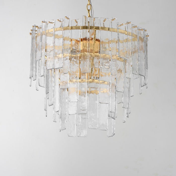 Maxim Lighting Warren 9 Light Multi-Light Pendant, Gold Leaf/Artisan