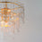 Maxim Lighting Warren 9 Light Multi-Light Pendant, Gold Leaf/Artisan