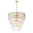 Maxim Warren 12Lt Multi-Light Pendant, Gold Leaf/Artisan - 21837AGGL