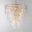 Maxim Warren 12Lt Multi-Light Pendant, Gold Leaf/Artisan