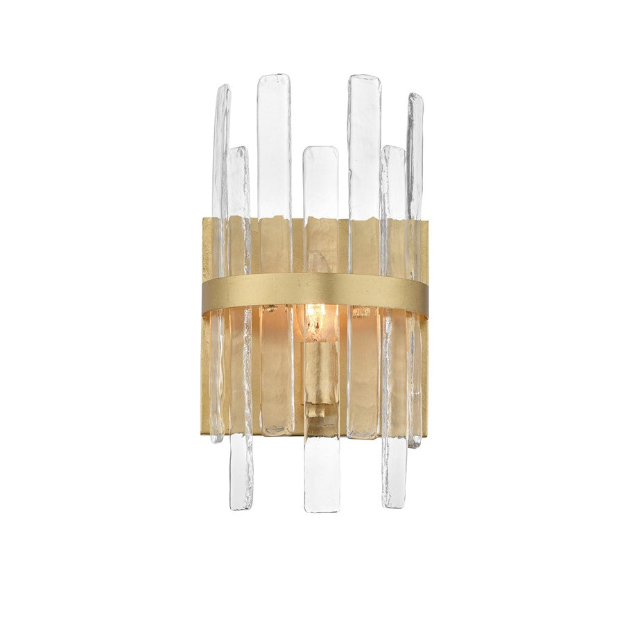 Maxim Lighting Warren 1 Light Wall Sconce, Gold Leaf/Artisan - 21839AGGL
