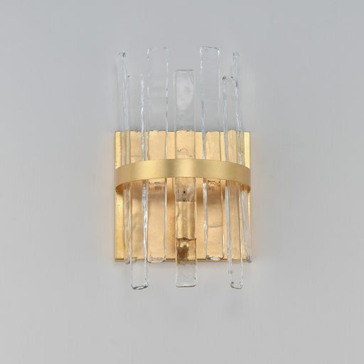 Maxim Lighting Warren 1 Light Wall Sconce, Gold Leaf/Artisan