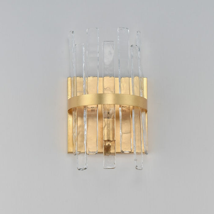 Maxim Lighting Warren 1 Light Wall Sconce, Gold Leaf/Artisan