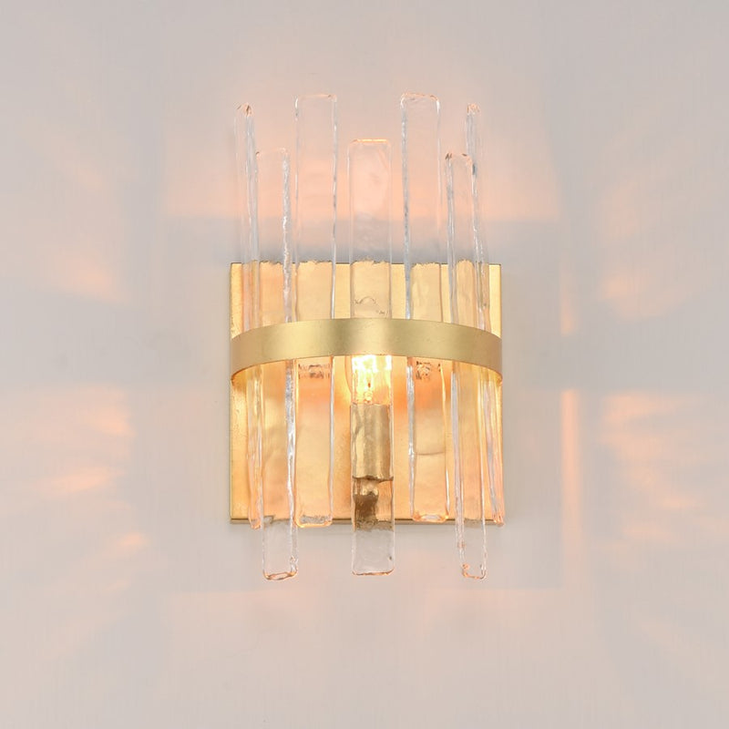 Maxim Lighting Warren 1 Light Wall Sconce, Gold Leaf/Artisan