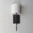 Maxim Lighting Martel 1 Light 20" Wall Sconce, Blacksmith/White
