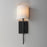 Maxim Lighting Martel 1 Light 20" Wall Sconce, Blacksmith/White