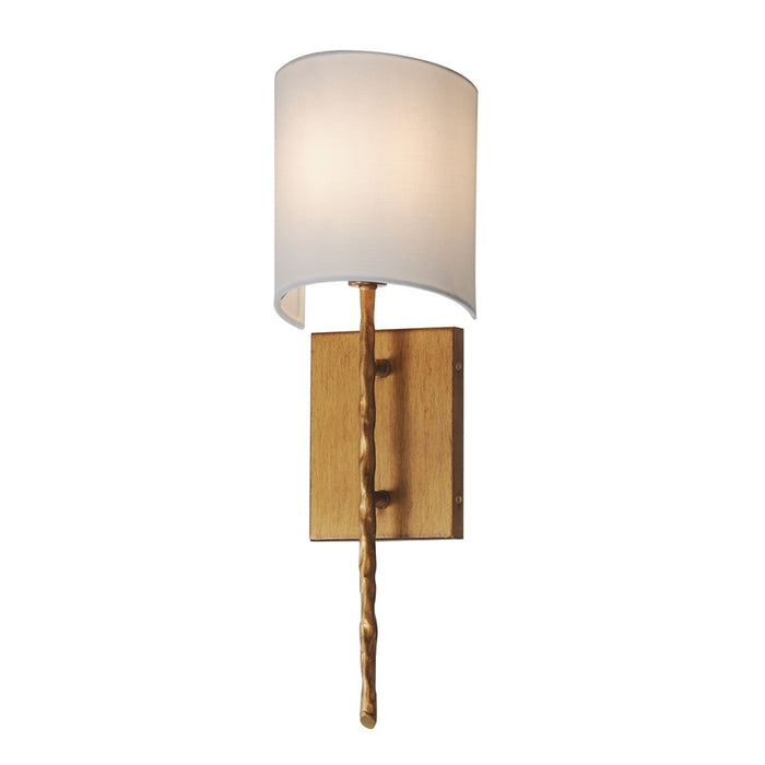 Maxim Lighting Martel 1 Light 20" Wall Sconce, Etruscan Gold/White - 21840WTEG