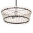 Maxim Lighting Ruche 4 Light 10.5" Chandelier, Bronze/Clear