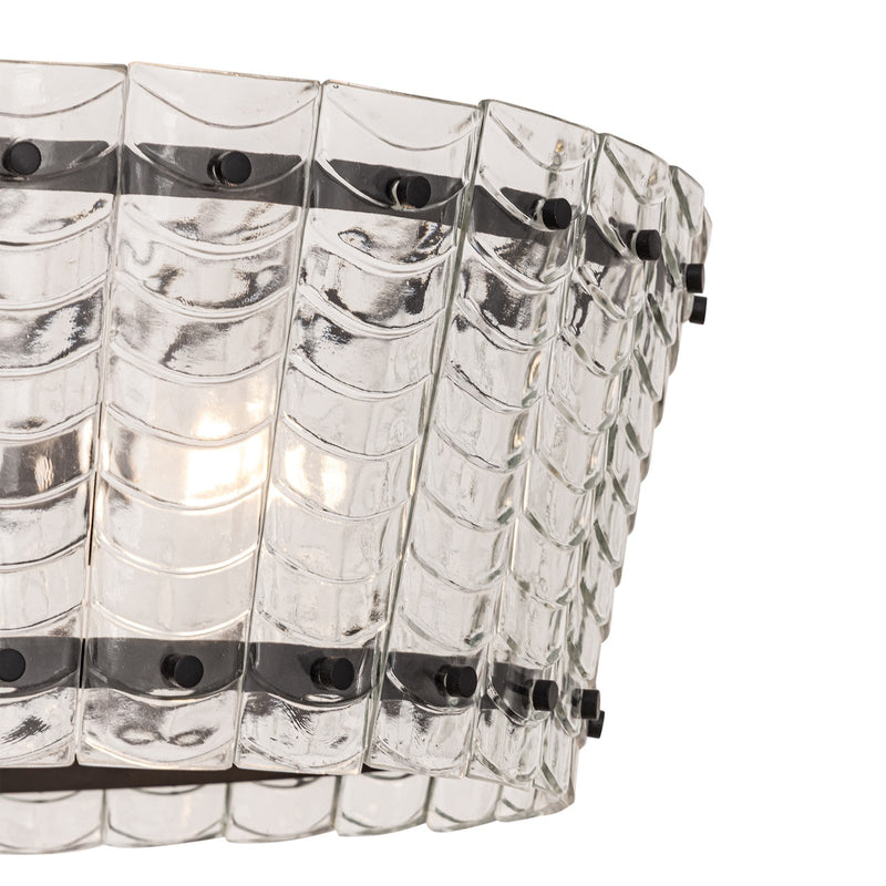 Maxim Lighting Ruche 4 Light 10.5" Chandelier, Bronze/Clear