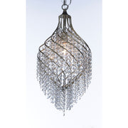 Maxim Lighting 25' x 11.5' Twirl 1 Lt Pendant, Silver/Crystal