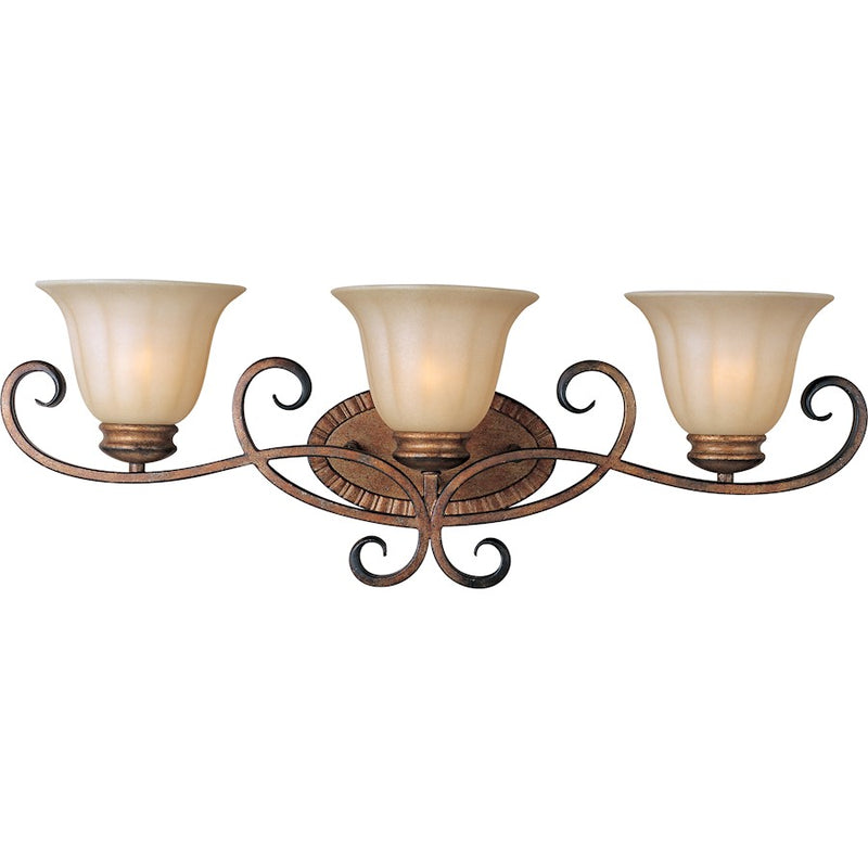 Maxim Lighting Fremont 3-Light Bath Vanity Platinum Dusk
