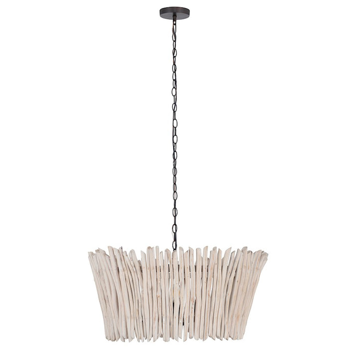 Maxim Lighting Baywood 4 Light 24" DriftWood Chandelier, Bronze