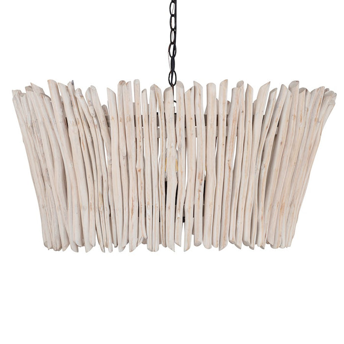 Maxim Lighting Baywood 4 Light 24" DriftWood Chandelier, Bronze