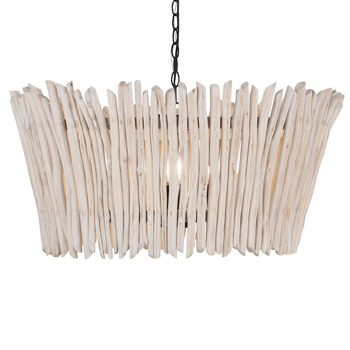 Maxim Lighting Baywood 4 Light 24" DriftWood Chandelier, Bronze