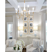 Maxim Lighting 29.75' x 28' Claymore 6 Lt Chandelier, Claystone
