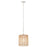 Maxim Lighting Vannerie 1 Light Mini Pendant, Ecru