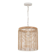 Maxim Lighting Vannerie 1 Light Large Pendant, Ecru - 22442NAEC